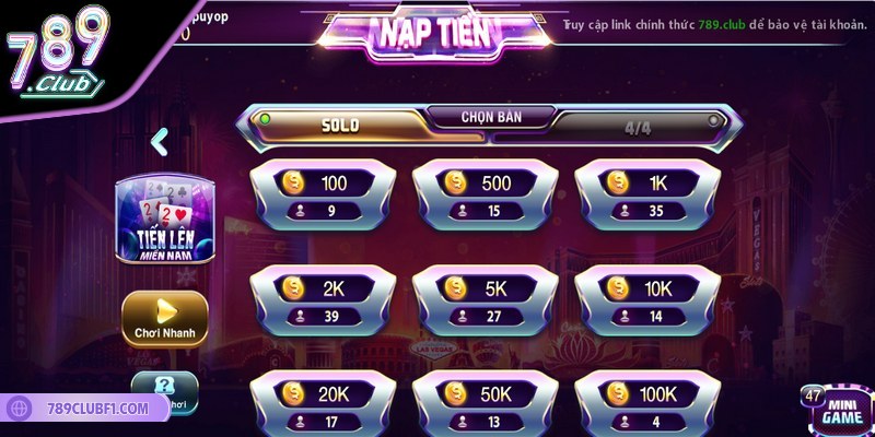 Tiến lên miền Nam yêu cầu bet thủ phải có khả năng quan sát tốt