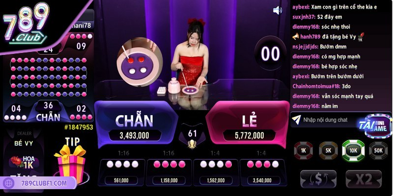 Live casino cung cấp nhiều tỷ lệ cược hấp dẫn dễ lựa chọn