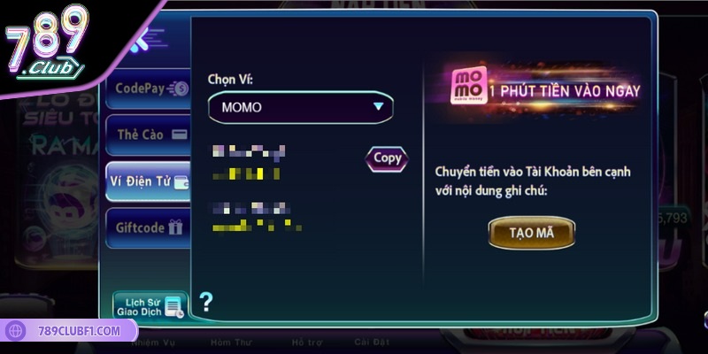 Thực hiện giao dịch qua ví điện tử an toàn, bảo mật cao