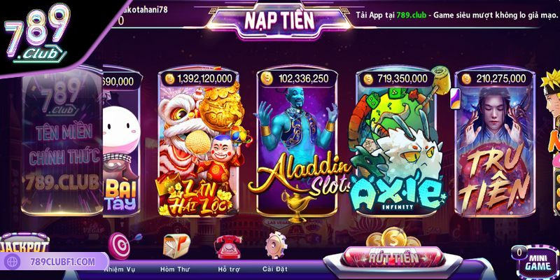 Trang web update liên tục nhiều game quay hũ hot hit